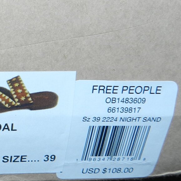 Free People Bella Caia Crochet Sandal 8.5 HOST PICK🎈🎉🥳BNIB🆕FAST SHIPPED⚡🚚 - Picture 15 of 16